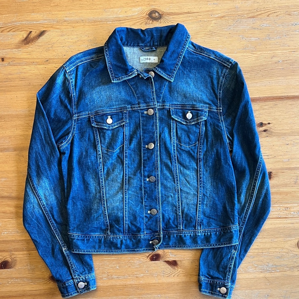 GAP Medium Blue Jean Jacket for Women